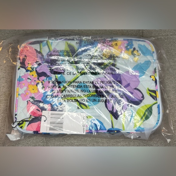 Vera Bradley Large Blush & Brush Makeup Case in Marian Floral - Picture 6 of 6